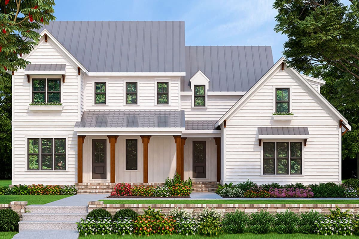 Plan 710061BTZ: Stunning 4-Bed Modern Farmhouse with Bonus Room - Image #11 - Country, Farmhouse, Modern Farmhouse, New American