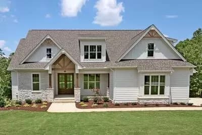 1.5-Story Craftsman House Plan with Charming Exterior - 2601 Sq Ft
