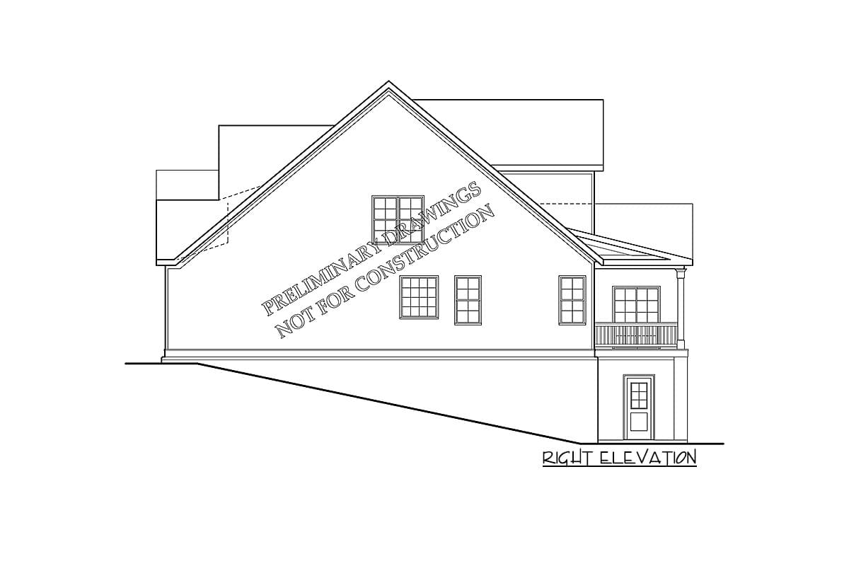 Plan 710040BTZ: 4-Bed House Plan with Large Upstairs Bonus Room - Image #6 - New American, Traditional