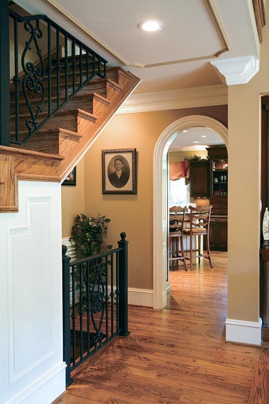 Plan 710041BTZ: Luxury Home Plan with Stone Turret and 3-Car Courtyard-Style Garage - Image #11 - European, Traditional