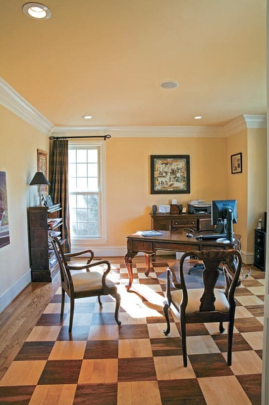 Plan 710041BTZ: Luxury Home Plan with Stone Turret and 3-Car Courtyard-Style Garage - Image #6 - European, Traditional