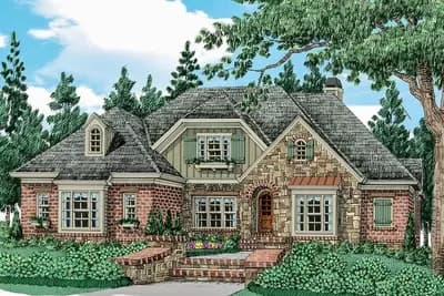Flexible House Plan with Possible Upstairs Children's Retreat
