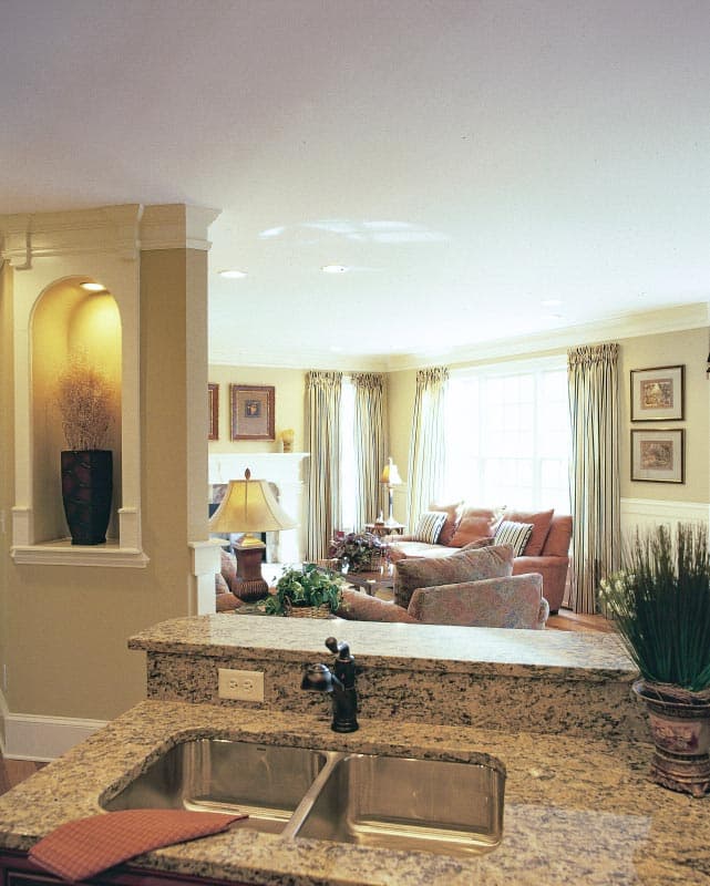Plan 710045BTZ: Stately 4-Bed House Plan with Angled Kitchen and Side-Entry Garage - Image #8 - Southern, Traditional
