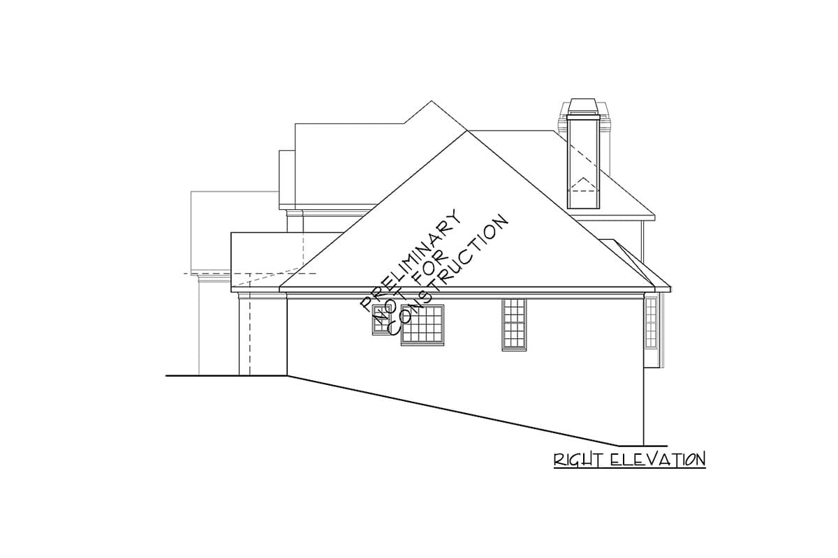 Plan 710045BTZ: Stately 4-Bed House Plan with Angled Kitchen and Side-Entry Garage - Image #12 - Southern, Traditional