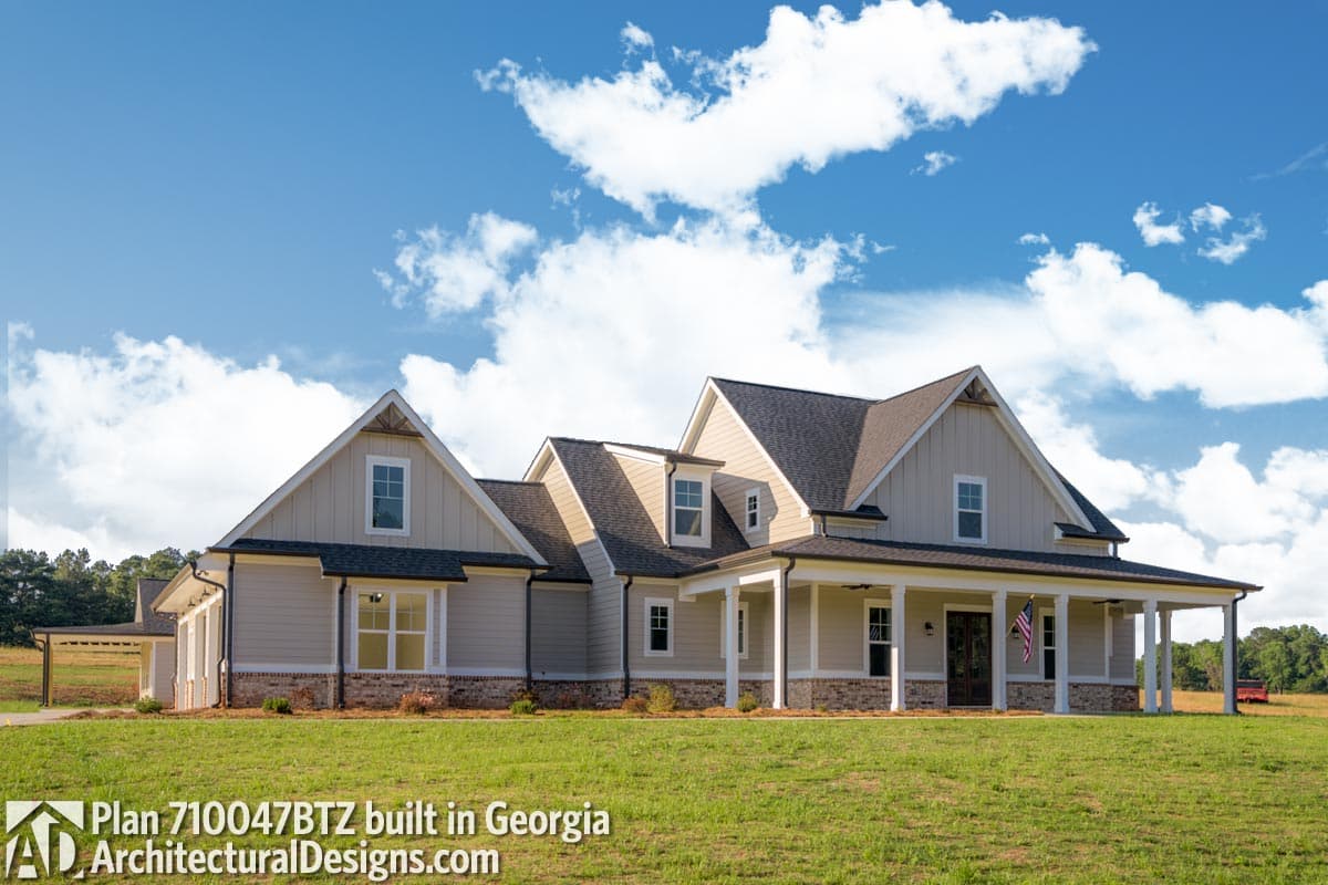 build gallery item - House Plan 710047BTZ comes to life in Georgia