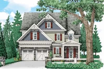 Family Home Plan with a Modest Footprint