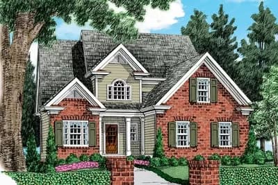 3-Bed Open Concept Traditional House Plan