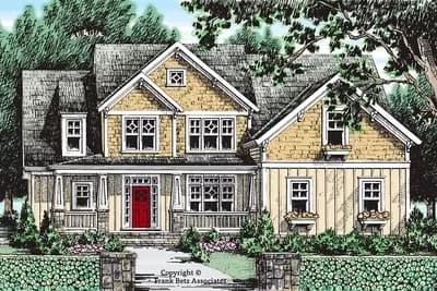 2-Story House Plan with Craftsman Accents