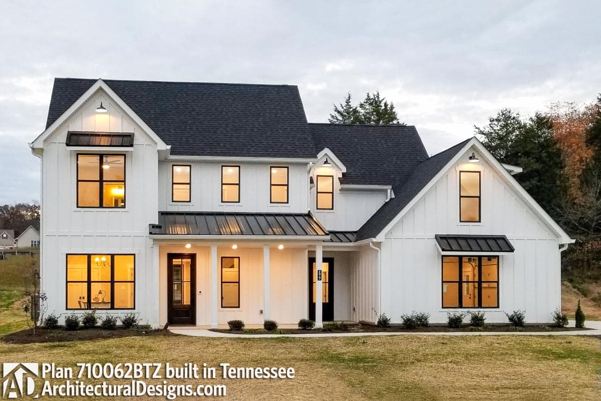 build gallery item - House Plan 710062BTZ Comes to life in Tennessee