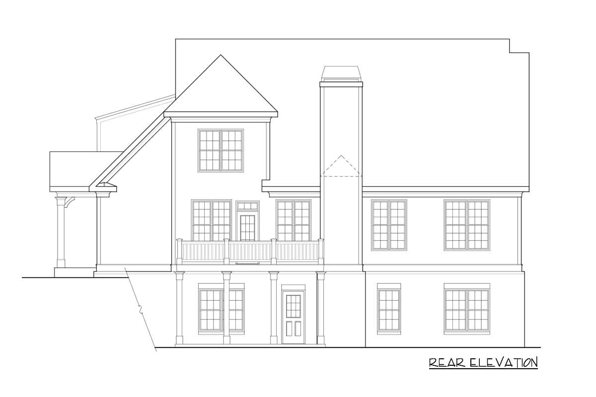 Plan 710066BTZ: Delightful 3-Bed Country Cottage House Plan - 2006 Sq Ft - Image #13 - Country, Southern, Traditional