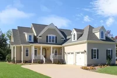 4-Bed House Plan with Vaulted Grand Room