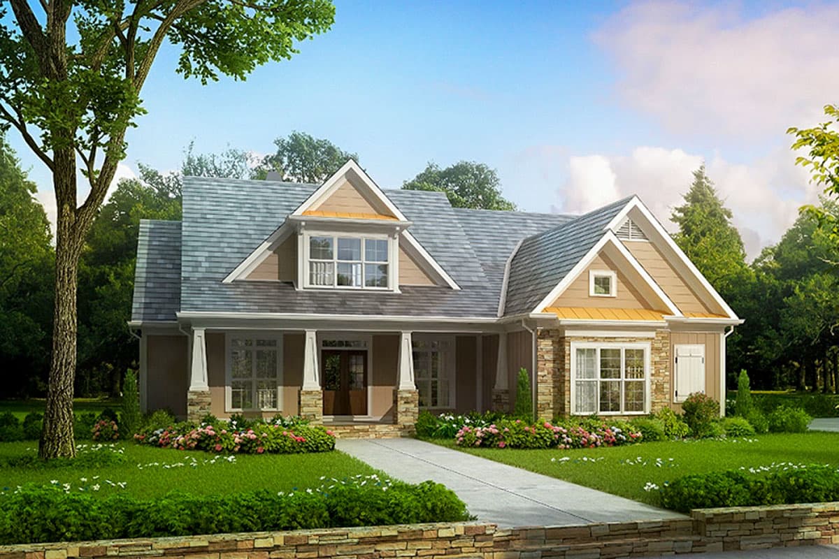 Plan 710069BTZ: Informally Elegant 4-Bed Craftsman House Plan - 2619 Sq Ft - Image #13 - Cottage, Country, Craftsman, Modern Farmhouse, Traditional