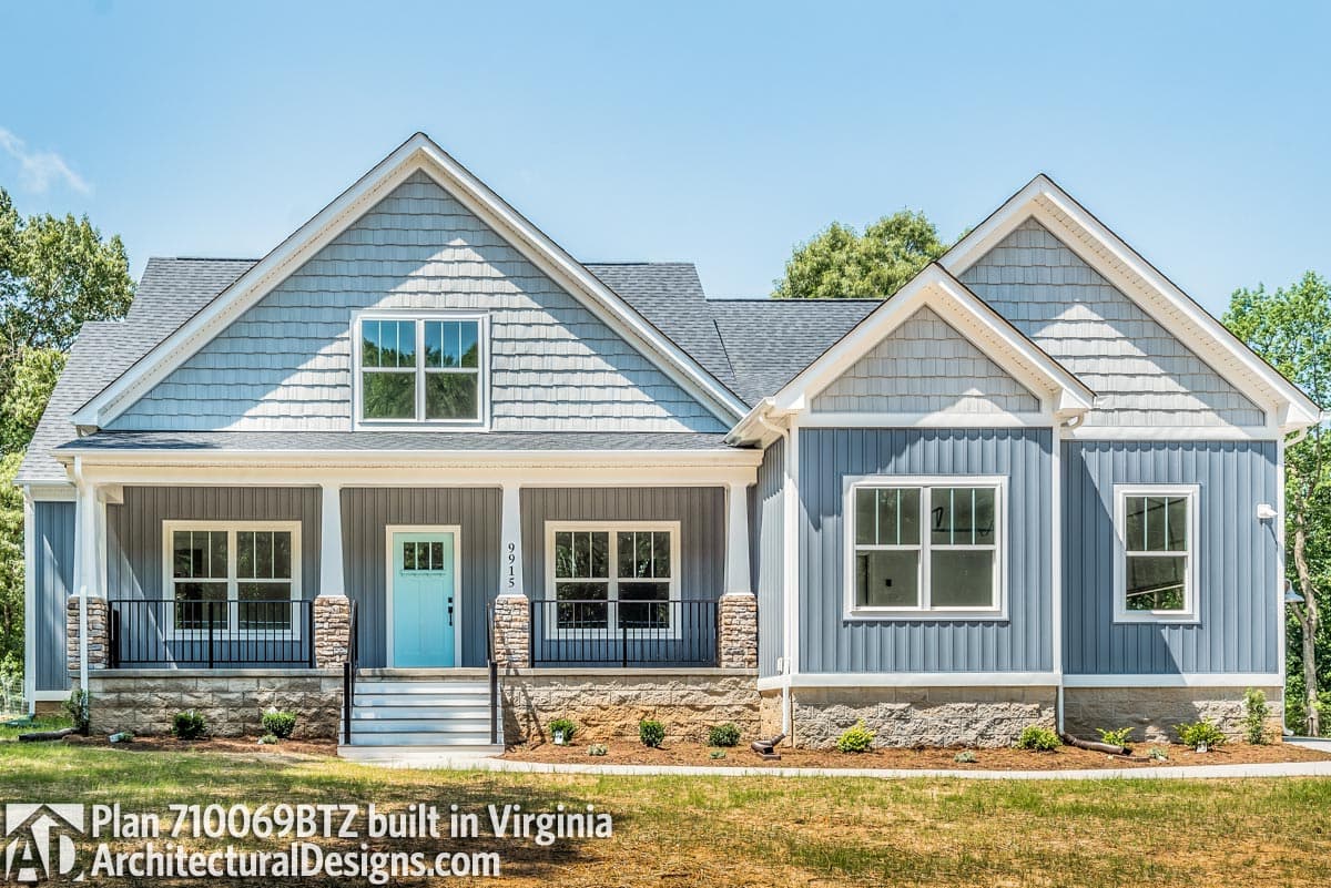 build gallery item - House Plan 710069BTZ comes to life in Virginia