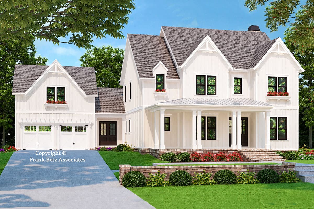 Plan 710091BTZ: 5-Bed Country Farmhouse with Garage Attached In Back - Image #13 - Country, Farmhouse, New American, Traditional