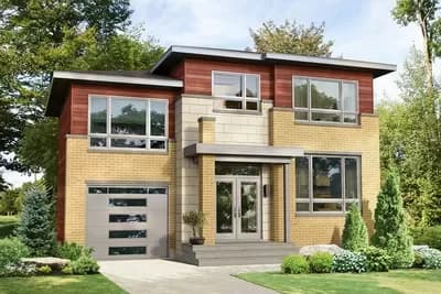 3-Bed Northwest Home Plan with Dual Living Rooms