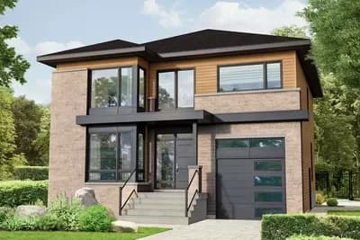 3-Bed Northwest Home Plan 