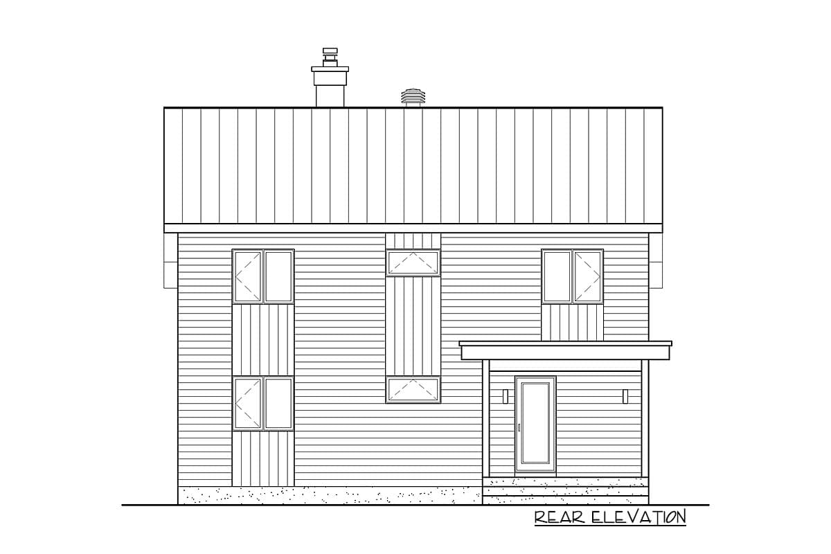 Plan 80954PM: Modern 3-Bed House Plan with Office Loft and Grand Views - Image #4 - Modern, Northwest, Vacation