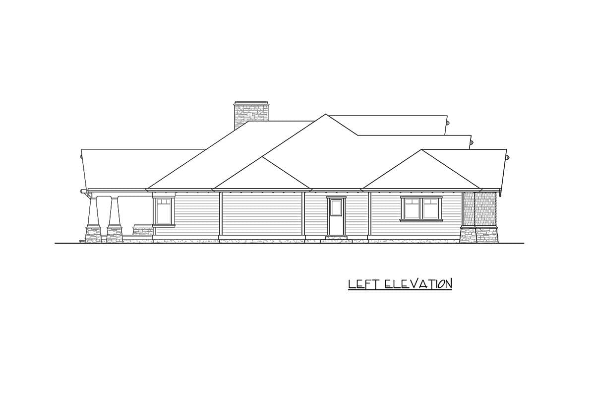 Plan 23785JD: 3-Bed Craftsman House Plan with Large Flex Room - Image #26 - Craftsman, New American, Northwest, Ranch, Rustic