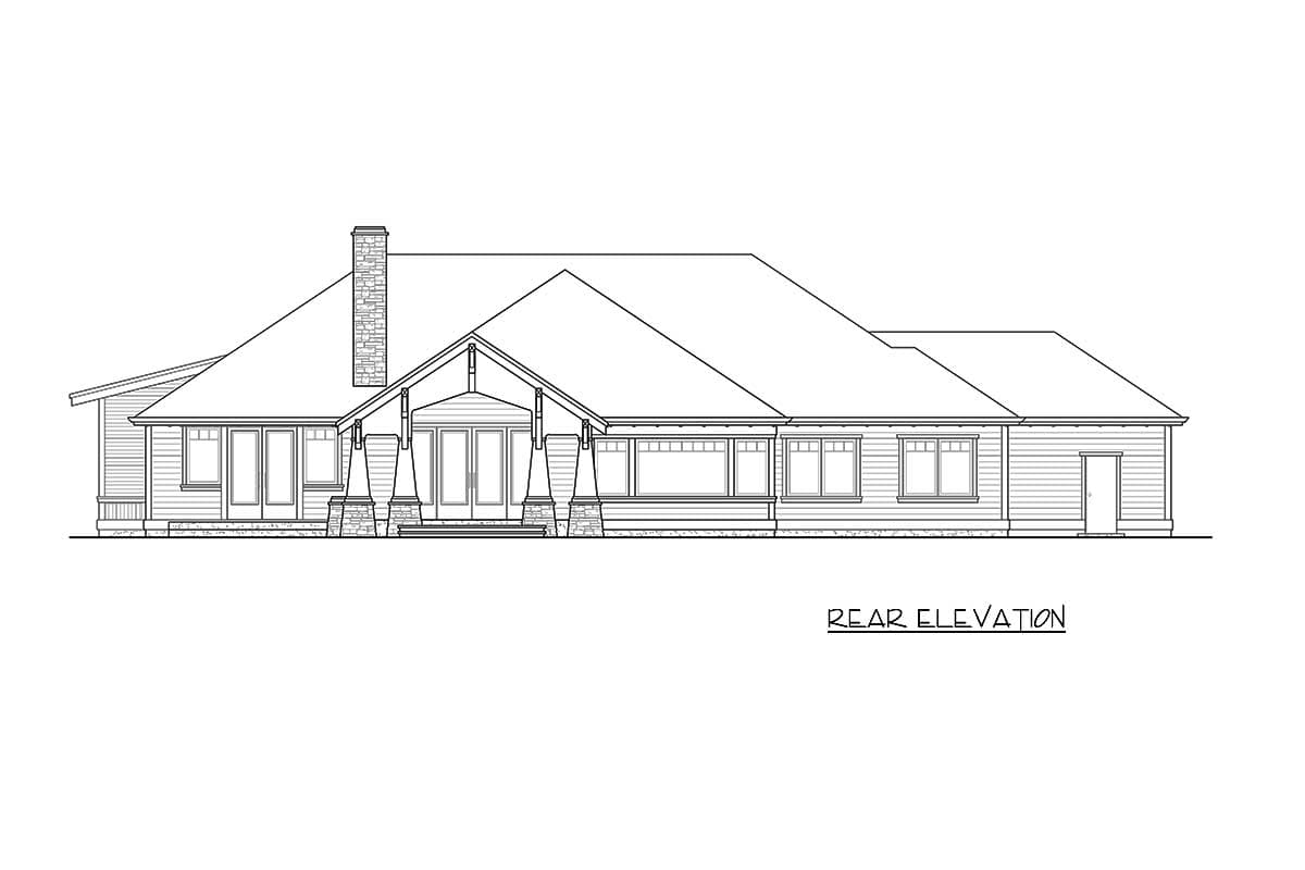 Plan 23785JD: 3-Bed Craftsman House Plan with Large Flex Room - Image #27 - Craftsman, New American, Northwest, Ranch, Rustic