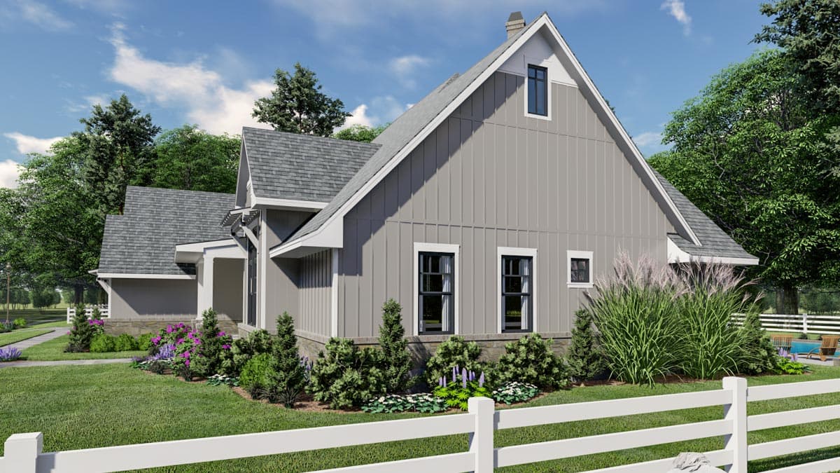 Plan 16906WG: One-Story New American House Plan with Expansion Over Garage - 2191 Sq Ft - Image #14 - Cottage, Country, Farmhouse, Modern Farmhouse, New American, Ranch