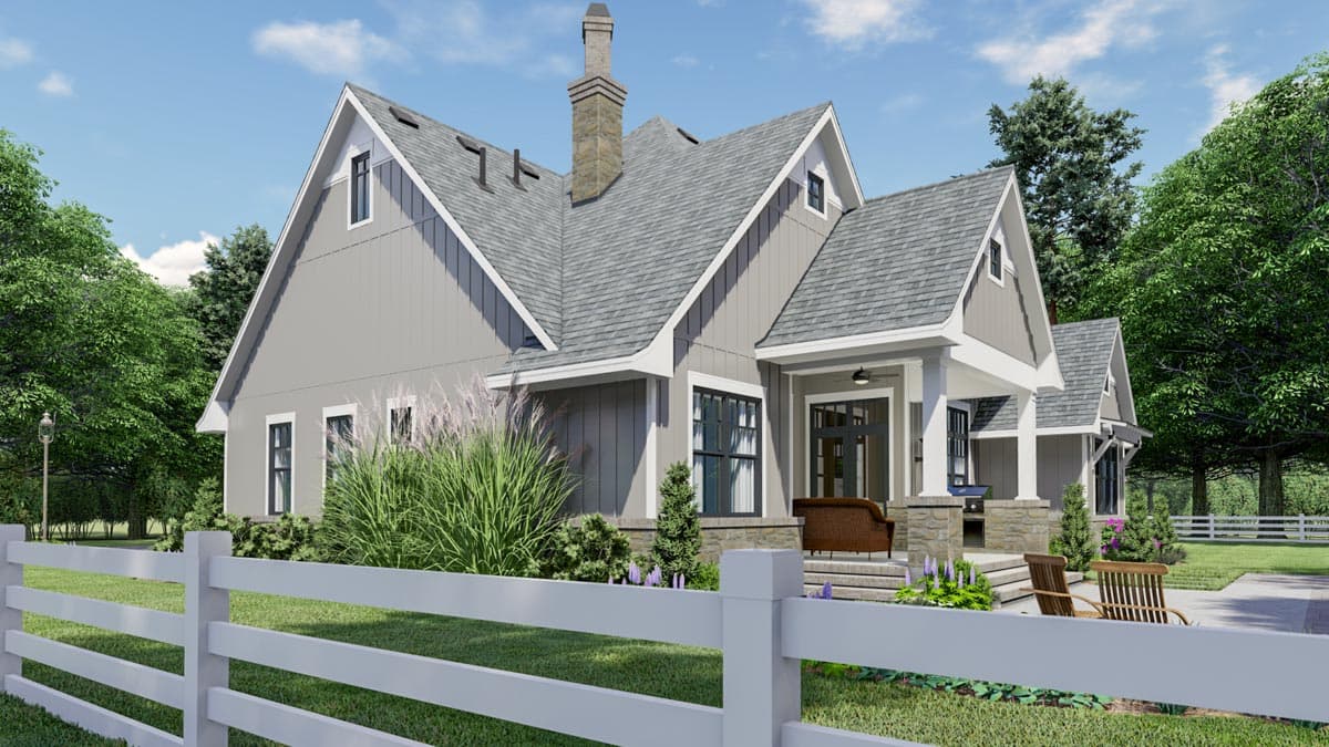 Plan 16906WG: One-Story New American House Plan with Expansion Over Garage - 2191 Sq Ft - Image #13 - Cottage, Country, Farmhouse, Modern Farmhouse, New American, Ranch