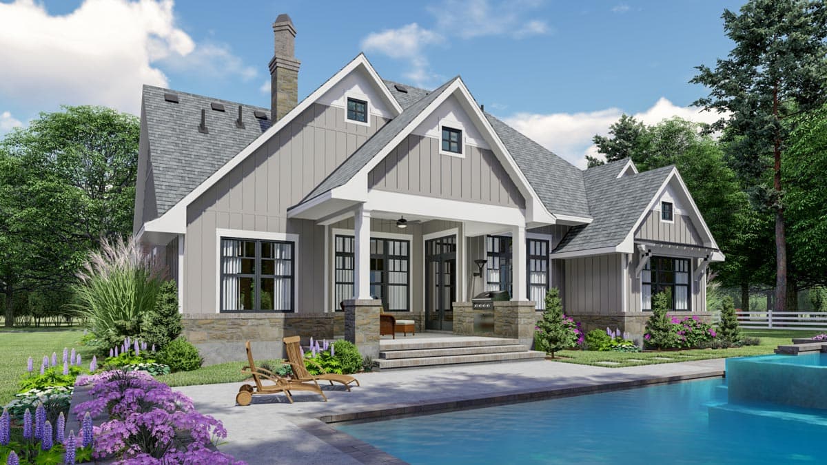 Plan 16906WG: One-Story New American House Plan with Expansion Over Garage - 2191 Sq Ft - Image #12 - Cottage, Country, Farmhouse, Modern Farmhouse, New American, Ranch