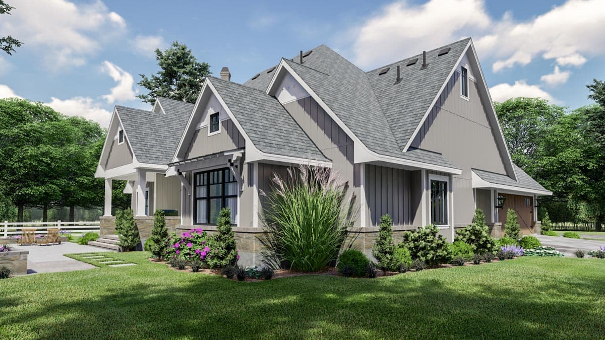Plan 16906WG: One-Story New American House Plan with Expansion Over Garage - 2191 Sq Ft - Image #8 - Cottage, Country, Farmhouse, Modern Farmhouse, New American, Ranch