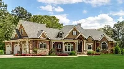 Striking One-Story Southern House Plan with Expansive Lower Level