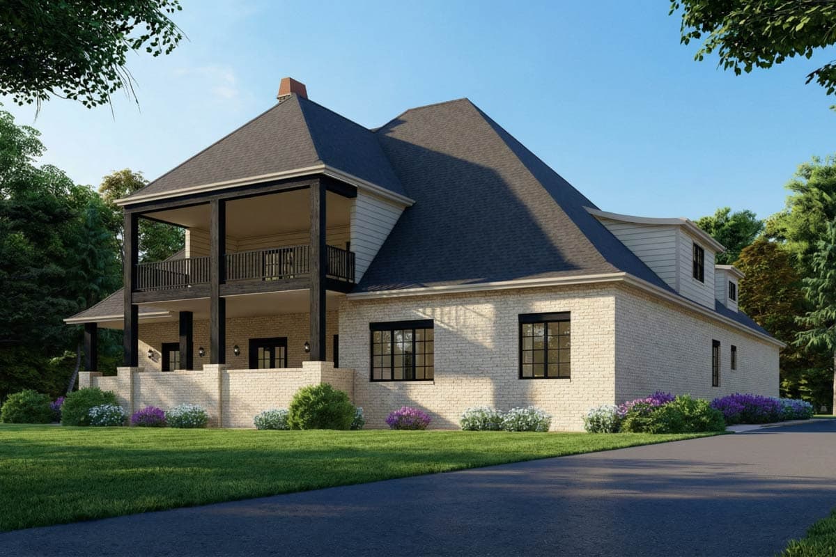 Plan 70612MK: 5-Bed Euro-Style House Plan with 3-Car Garage - 4719 Sq Ft - Image #35 - European, French Country, Traditional