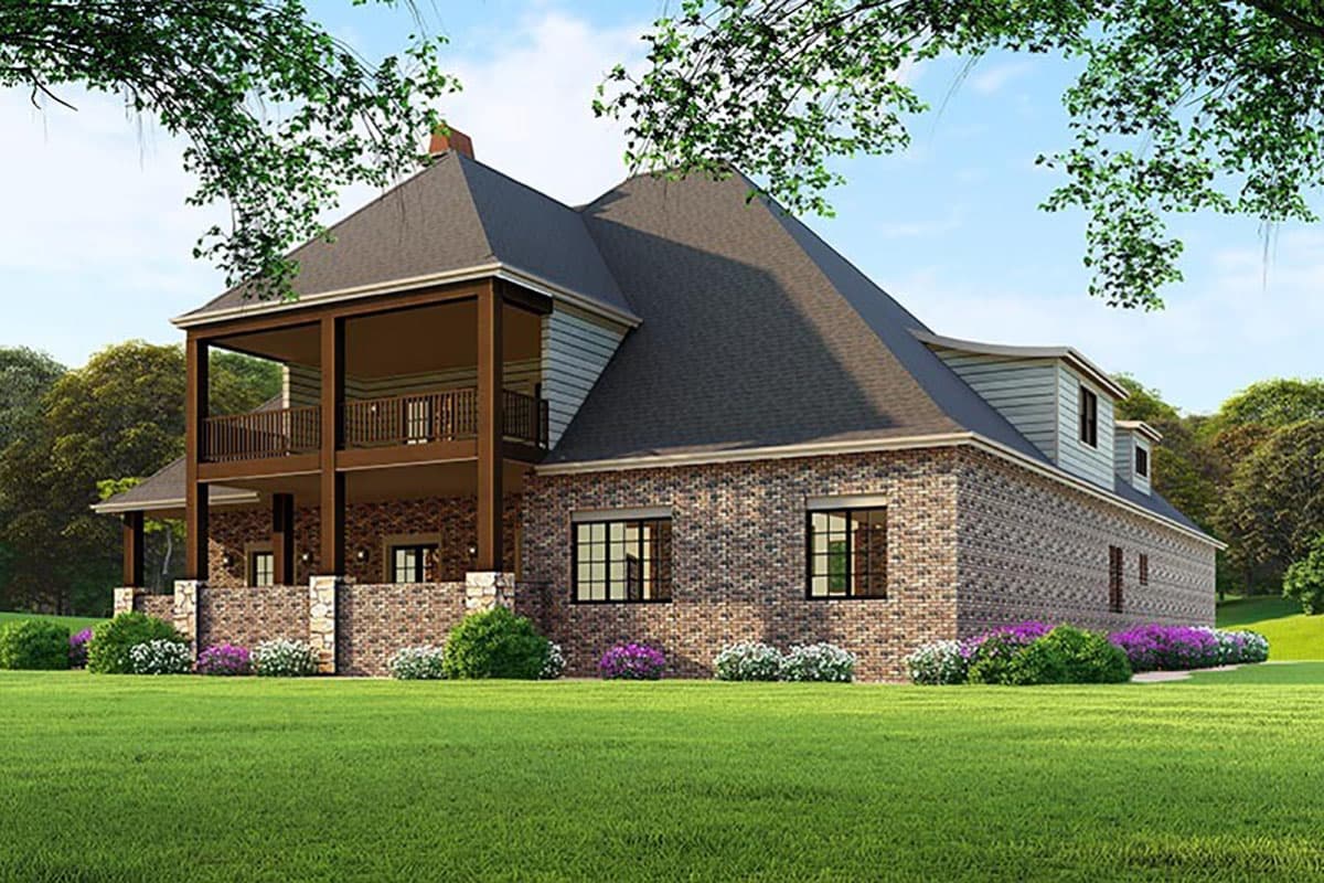 Plan 70612MK: 5-Bed Euro-Style House Plan with 3-Car Garage - 4719 Sq Ft - Image #34 - European, French Country, Traditional