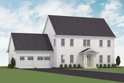 Exclusive Colonial 4-Bed House Plan with Second Level Master