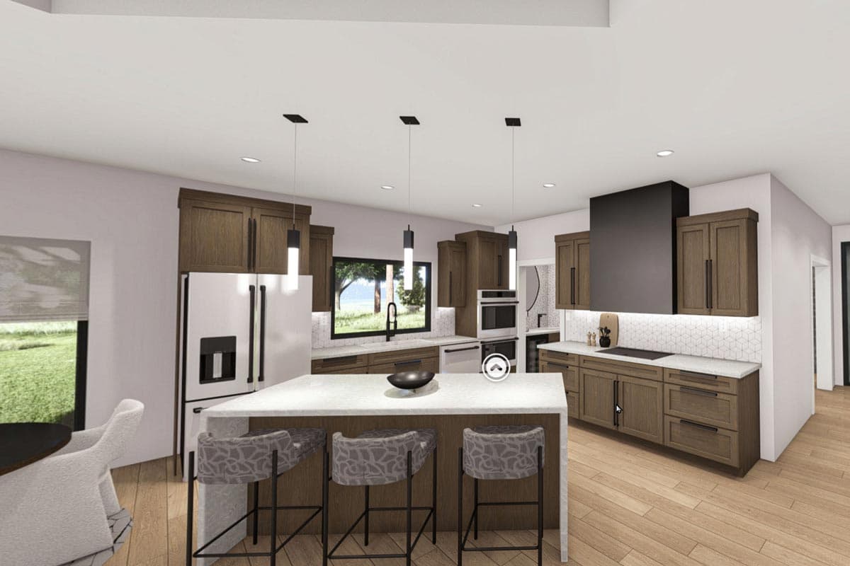 Plan 62749DJ: 4-Bed Modern Prairie-Style House Plan with Massive Balcony Over Garage - 2499 Sq Ft - Virtual Tour Cover Image - Mid Century Modern, Modern, Northwest, Prairie