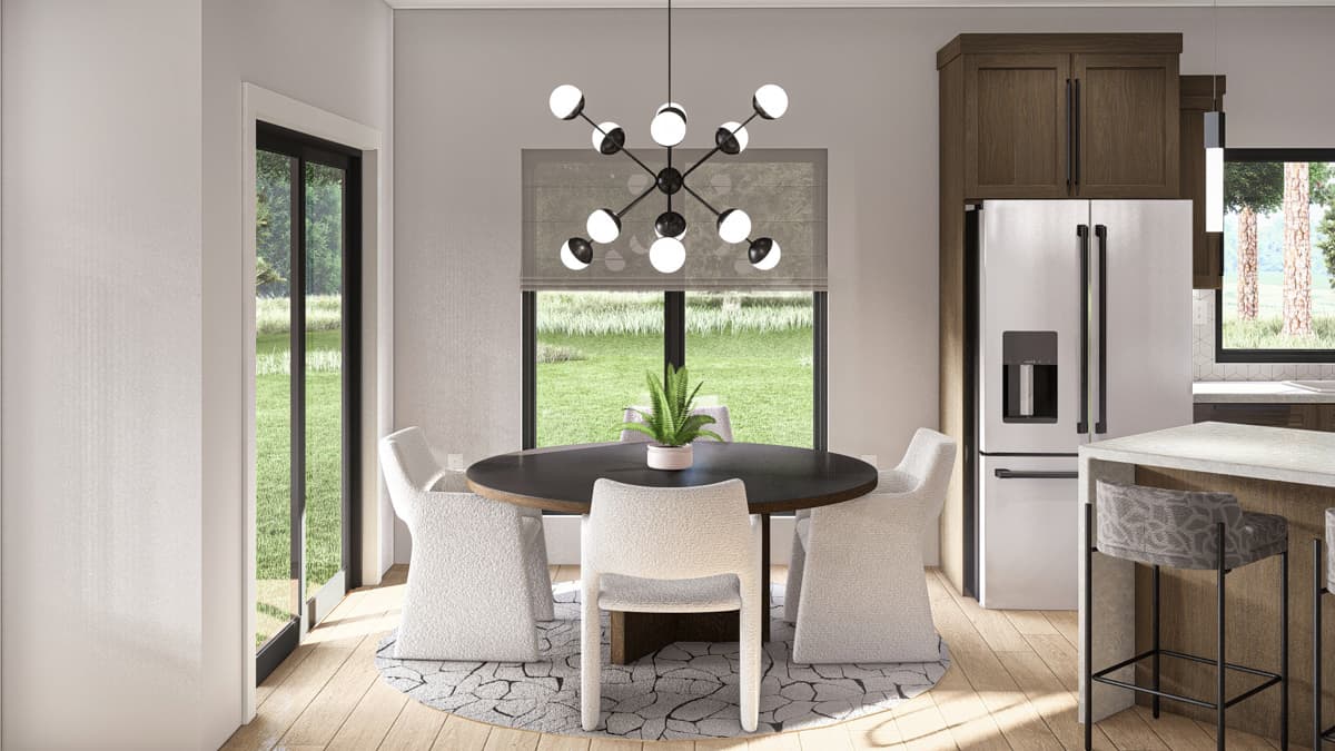 Plan 62749DJ: 4-Bed Modern Prairie-Style House Plan with Massive Balcony Over Garage - 2499 Sq Ft - Image #9 - Mid Century Modern, Modern, Northwest, Prairie