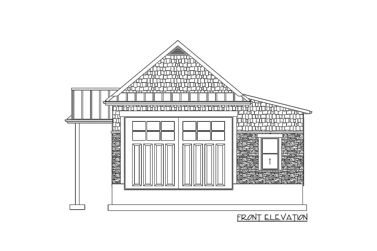 Plan 61317UT: 6-Car Garage for the Auto Enthusiast - Image #7 - Carriage