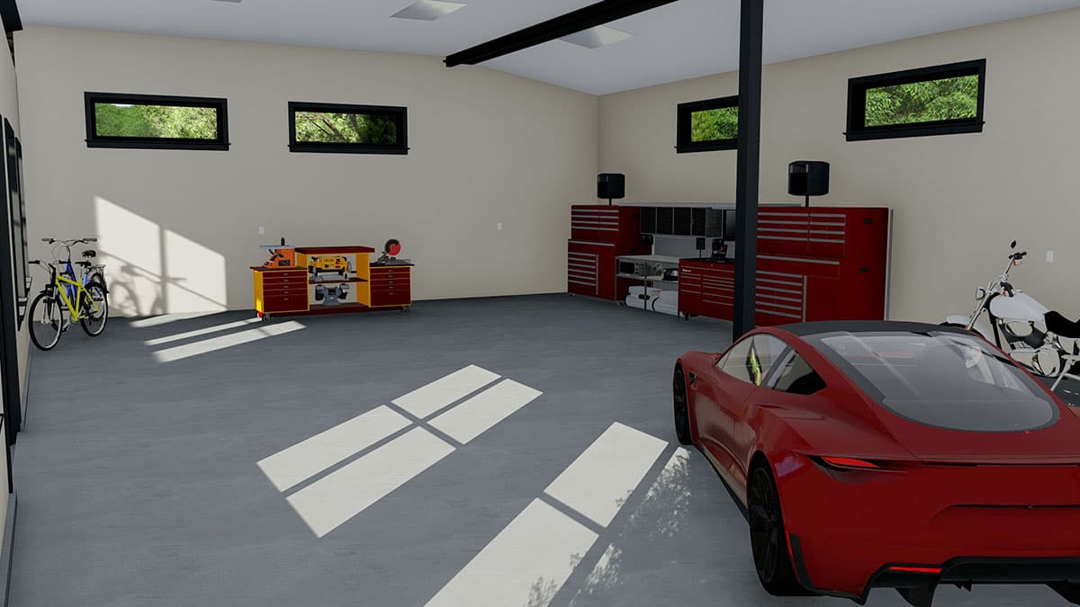 Plan 61317UT: 6-Car Garage for the Auto Enthusiast - Image #5 - Carriage