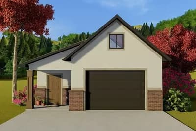 2-Car Garage with Bonus Room and Additional Storage