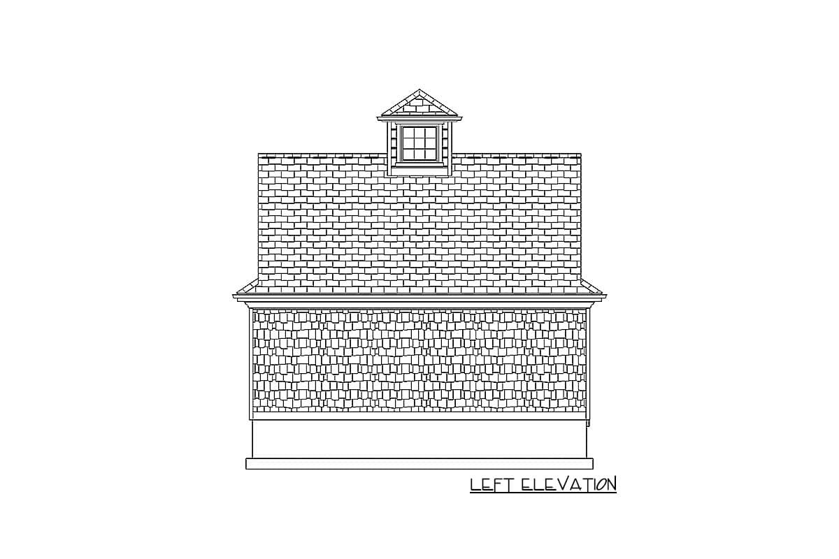 Plan 61321UT: Detached 2-Car Garage with Bonus Room - Image #8 - Carriage, Craftsman