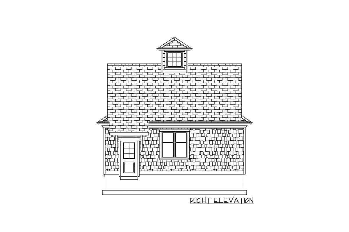 Plan 61321UT: Detached 2-Car Garage with Bonus Room - Image #9 - Carriage, Craftsman
