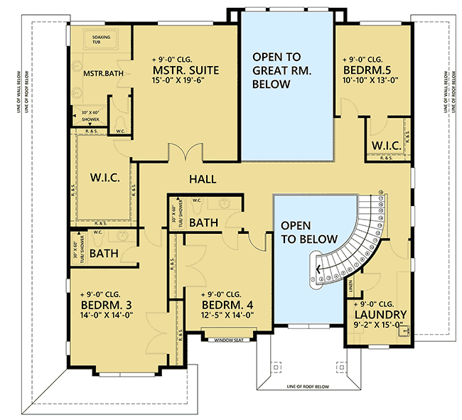 Plan 666037RAF: Two-Story Northwest House Plan with First-Floor Guest Suite - Floor Plan - 2nd Floor - Modern, Northwest, Prairie