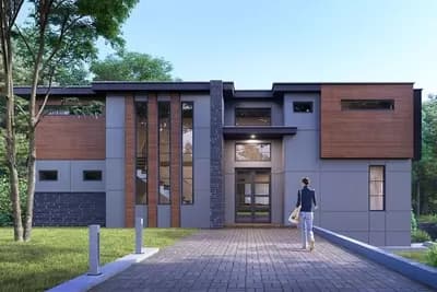 4-Bed Modern Masterpiece with Second Level Master with Balcony