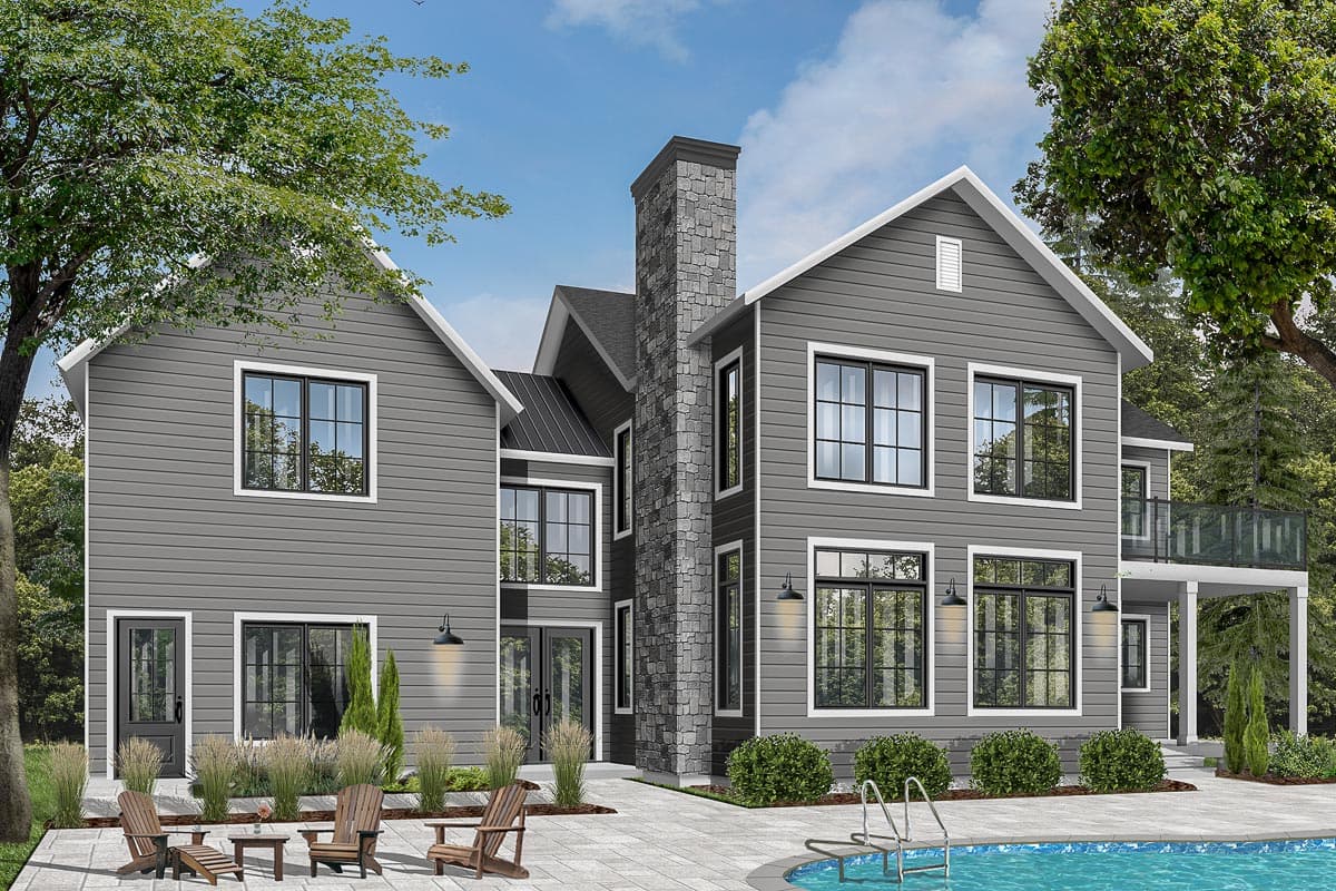 Plan 22539DR: Modern Farmhouse with Private Master Suite Porch - Image #12 - Country, Farmhouse, Modern Farmhouse, New American, Northwest, Traditional