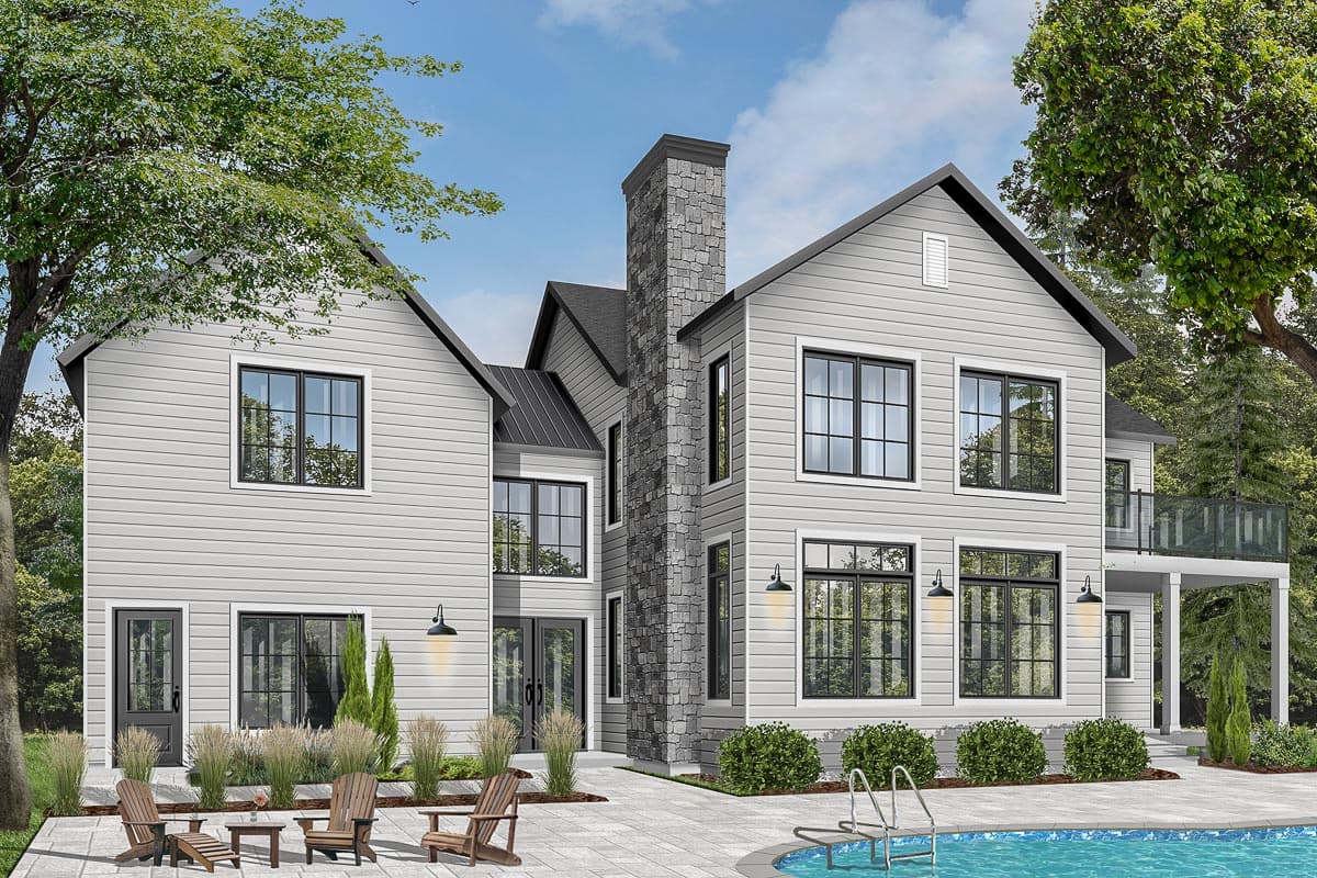 Plan 22539DR: Modern Farmhouse with Private Master Suite Porch - Image #10 - Country, Farmhouse, Modern Farmhouse, New American, Northwest, Traditional