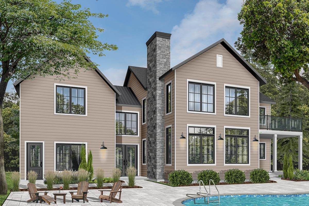 Plan 22539DR: Modern Farmhouse with Private Master Suite Porch - Image #14 - Country, Farmhouse, Modern Farmhouse, New American, Northwest, Traditional