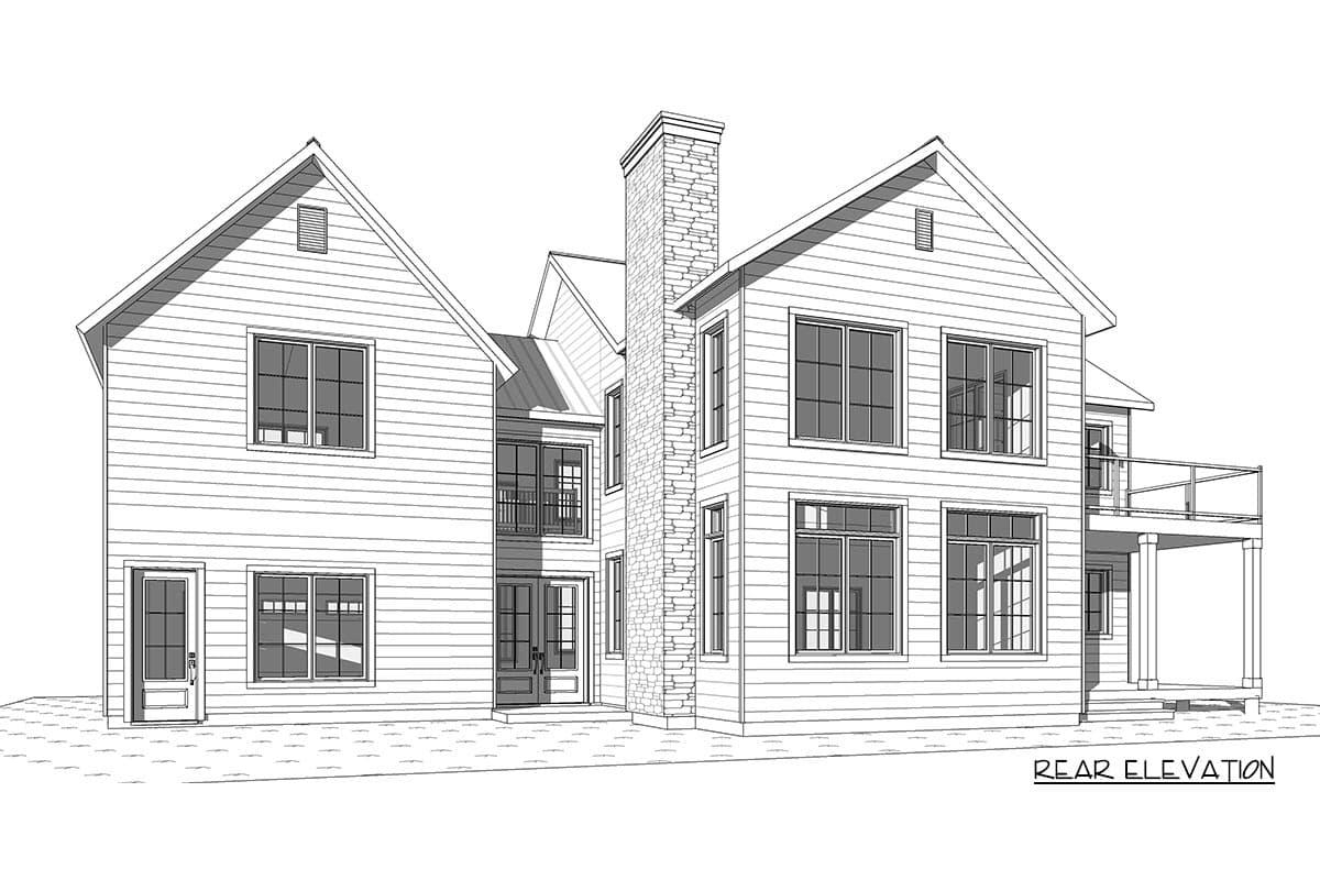 Plan 22539DR: Modern Farmhouse with Private Master Suite Porch - Image #16 - Country, Farmhouse, Modern Farmhouse, New American, Northwest, Traditional