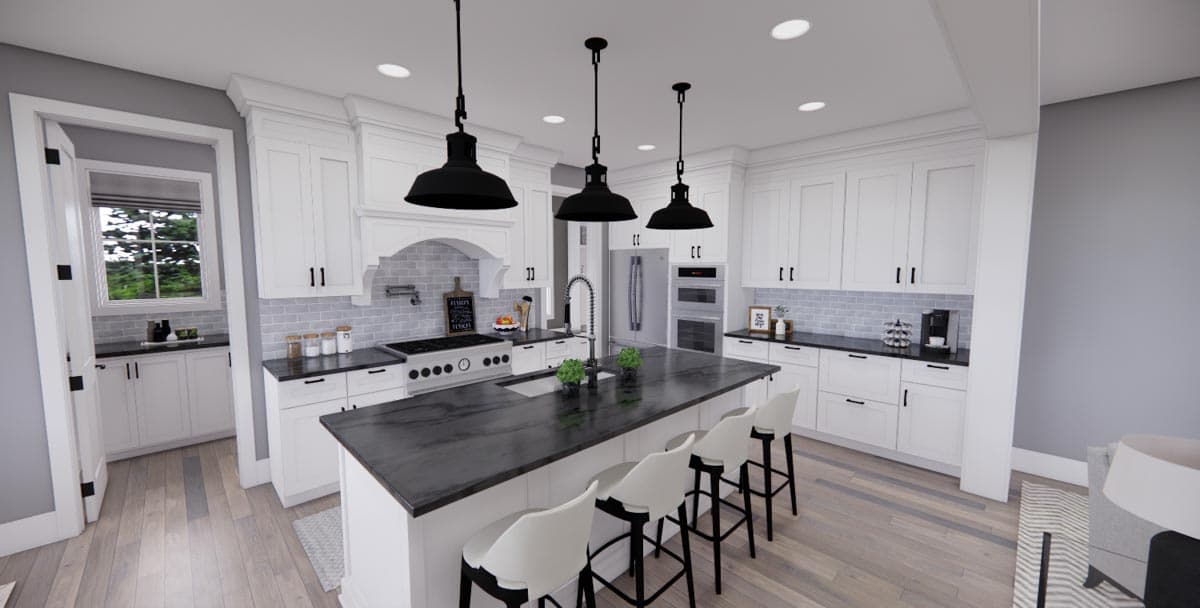 Plan 14676RK: 3-Bed Modern Farmhouse Plan with Two Laundry Rooms - Image #13 - Craftsman, Farmhouse, Modern Farmhouse, New American, Traditional, Transitional