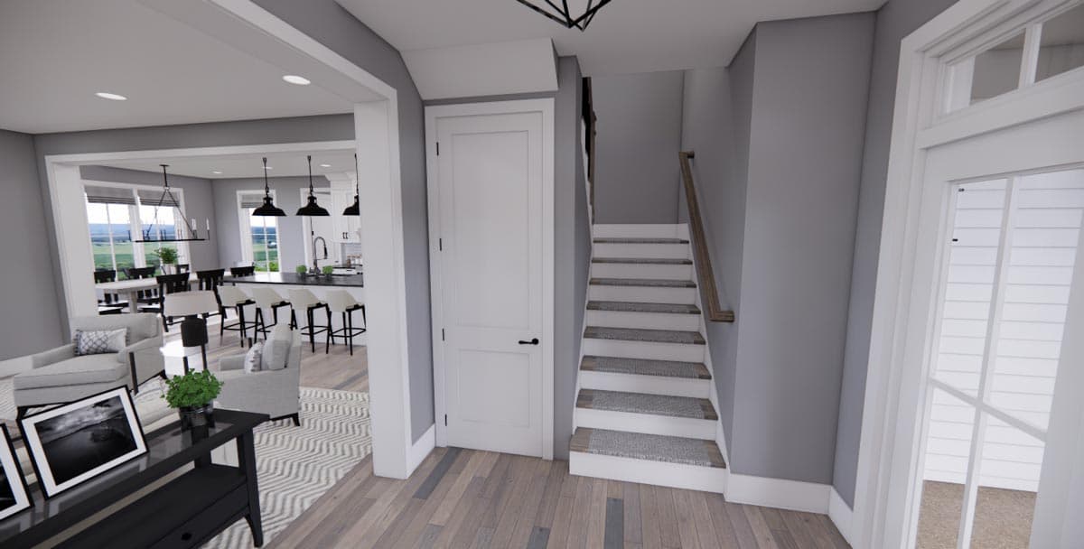 Plan 14676RK: 3-Bed Modern Farmhouse Plan with Two Laundry Rooms - Image #28 - Craftsman, Farmhouse, Modern Farmhouse, New American, Traditional, Transitional