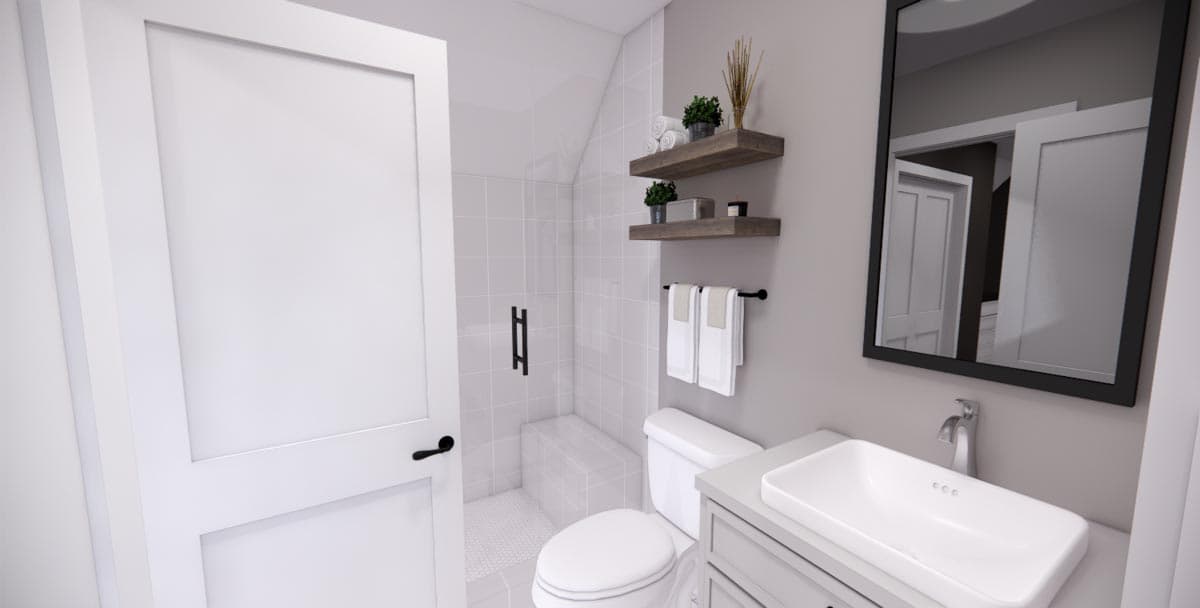 Plan 14676RK: 3-Bed Modern Farmhouse Plan with Two Laundry Rooms - Image #33 - Craftsman, Farmhouse, Modern Farmhouse, New American, Traditional, Transitional