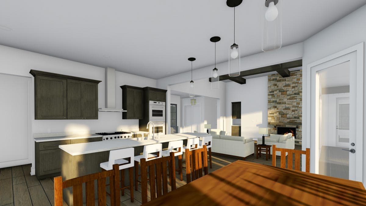 Plan 64468SC: Modern Farmhouse House Plan with Optional Finished Lower Level - 2361 Sq Ft - Image #7 - Farmhouse, Modern Farmhouse, New American, Ranch