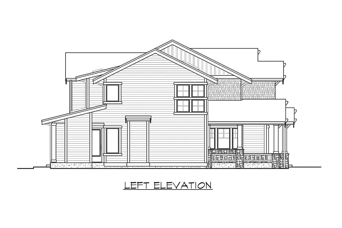 Plan 23787JD: Beautiful 5-Bed Mountain House Plan with Main-Level Guest Bed  - Image #23 - Craftsman, Mountain, New American, Northwest