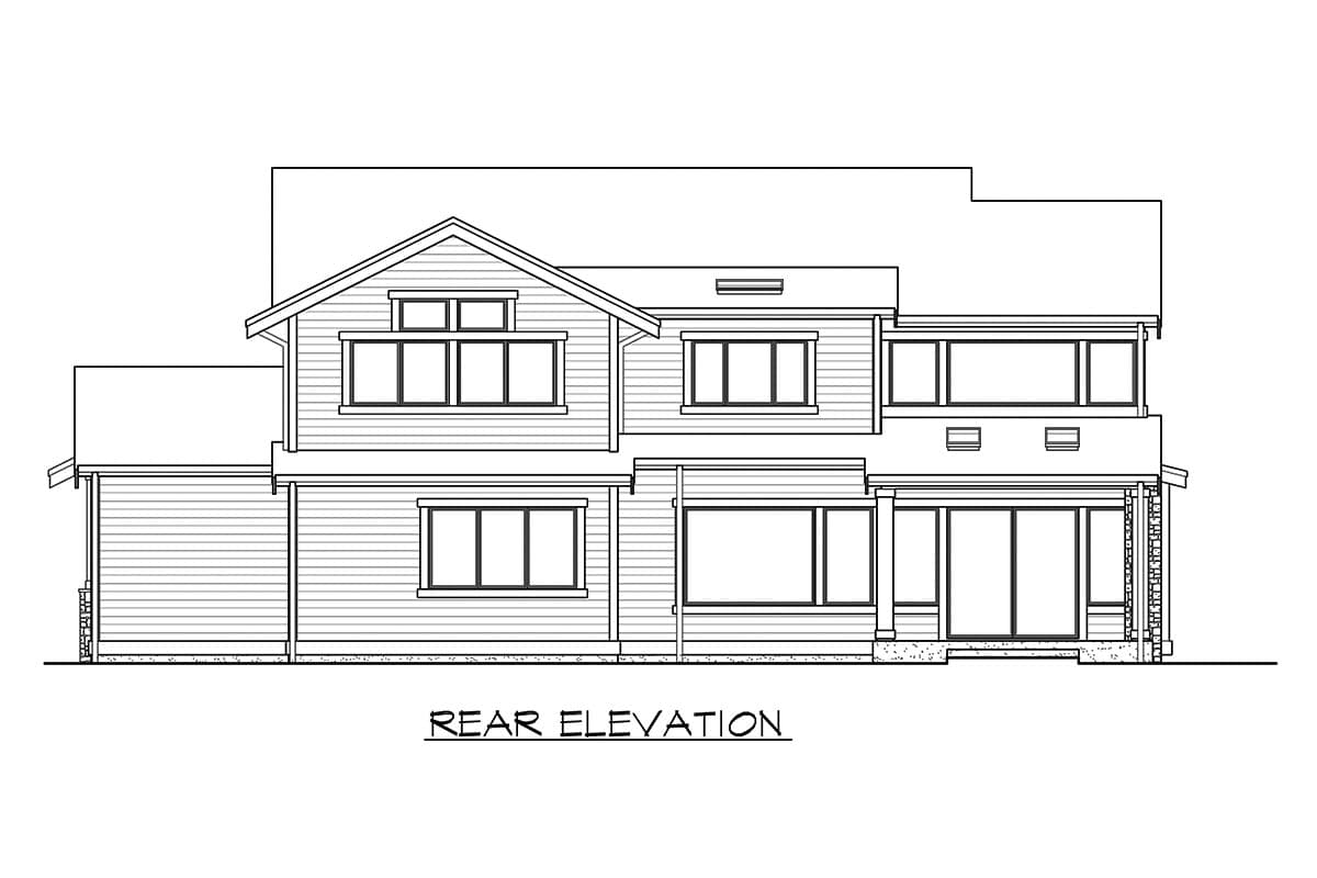Plan 23787JD: Beautiful 5-Bed Mountain House Plan with Main-Level Guest Bed  - Image #24 - Craftsman, Mountain, New American, Northwest